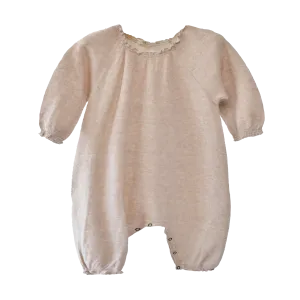 [12m] Babe & Tess Super Soft Natural Romper
