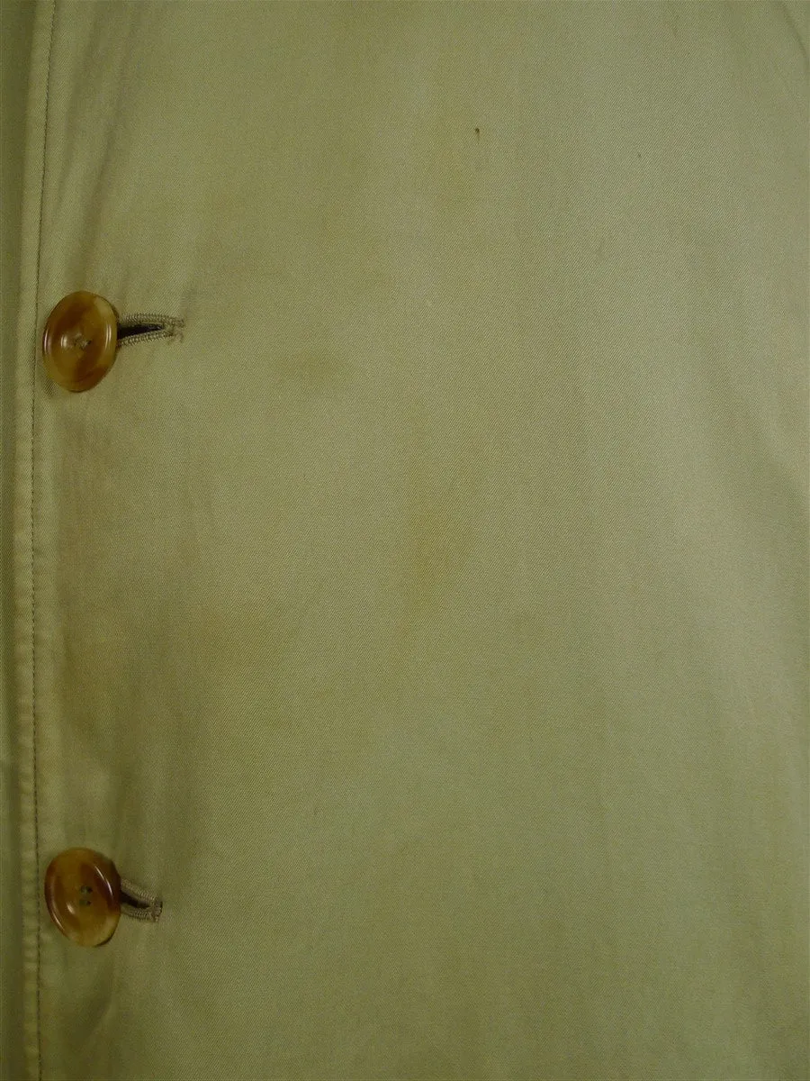 25/0233 fabulous very rare original invertere reversible tweed / cotton raincoat coat mac 46