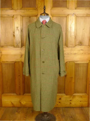 25/0233 fabulous very rare original invertere reversible tweed / cotton raincoat coat mac 46
