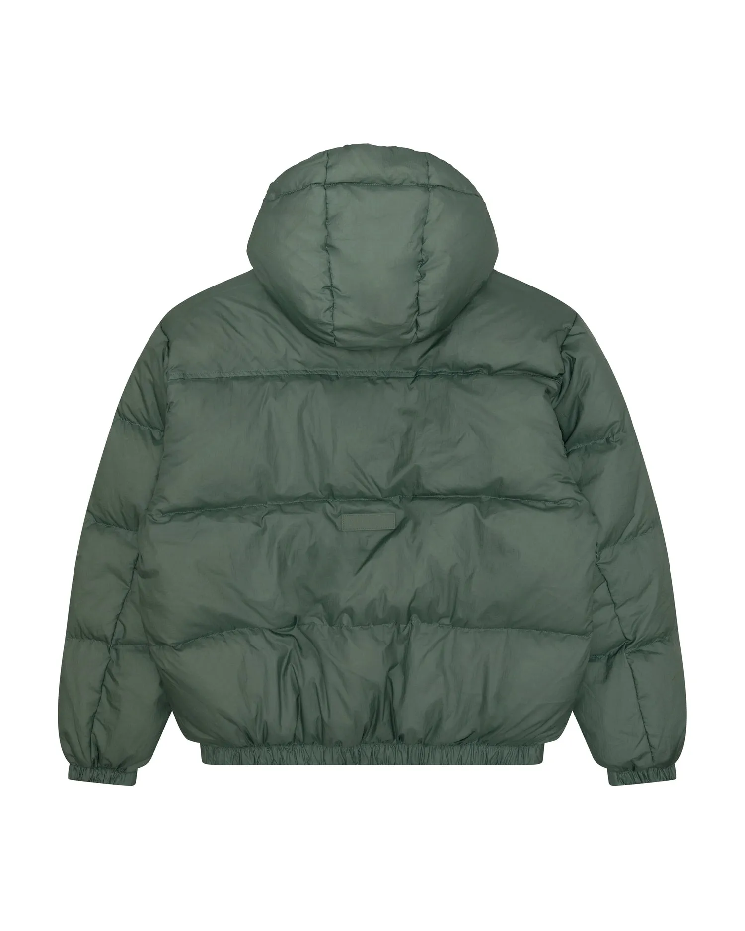 AAPENOW moonface logo zip-up down jacket