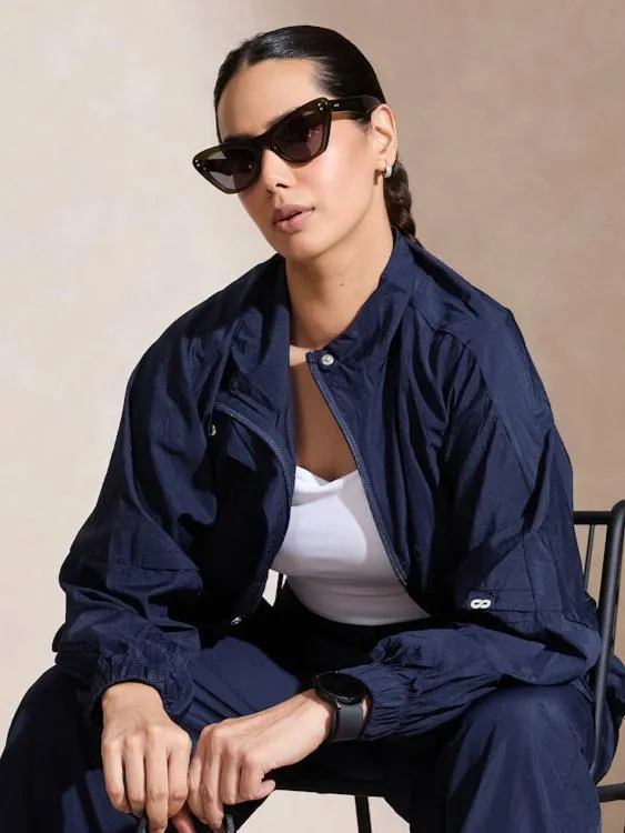 AeroTraq Runner Jacket Navy
