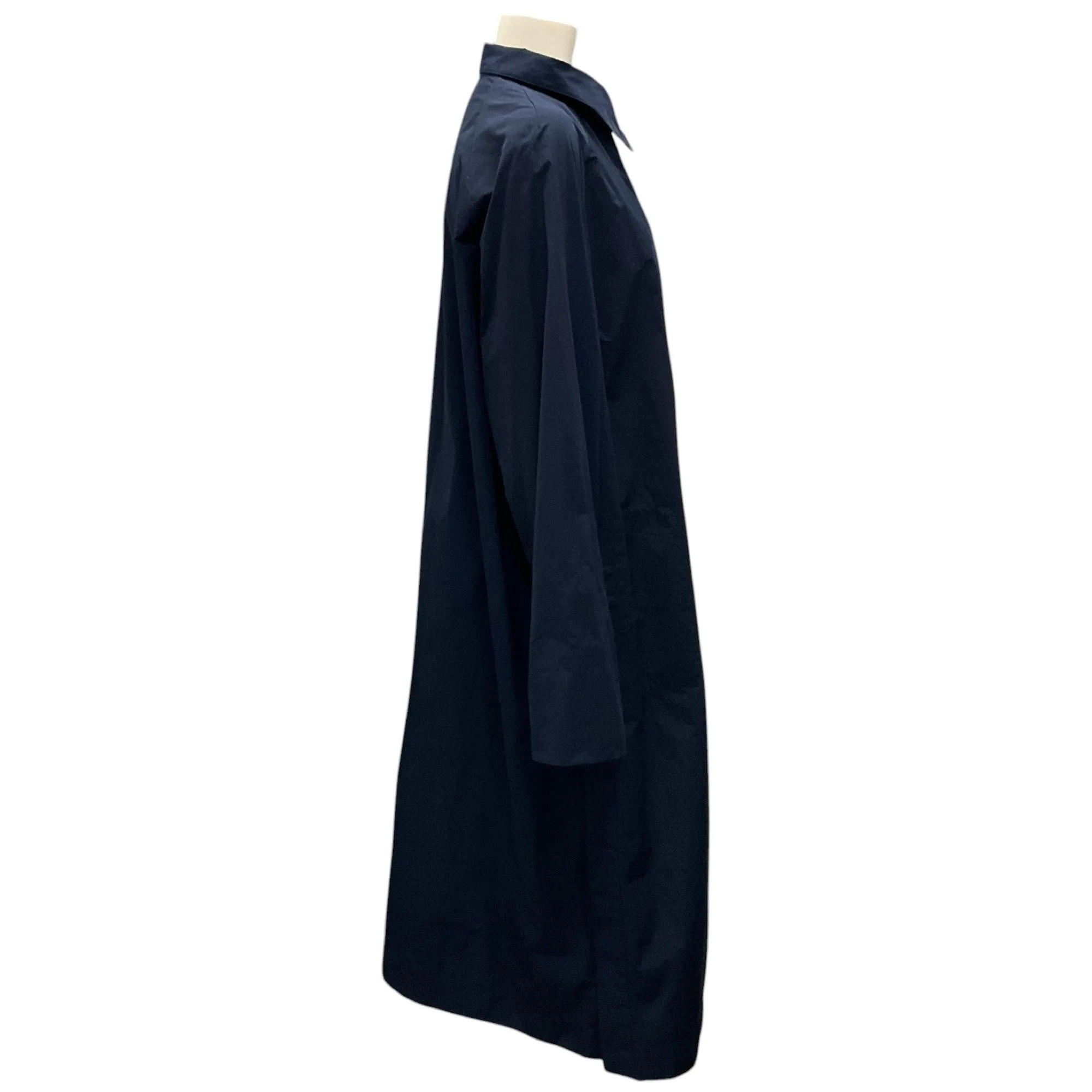 Akris Navy Blue Heidi Trench Coat