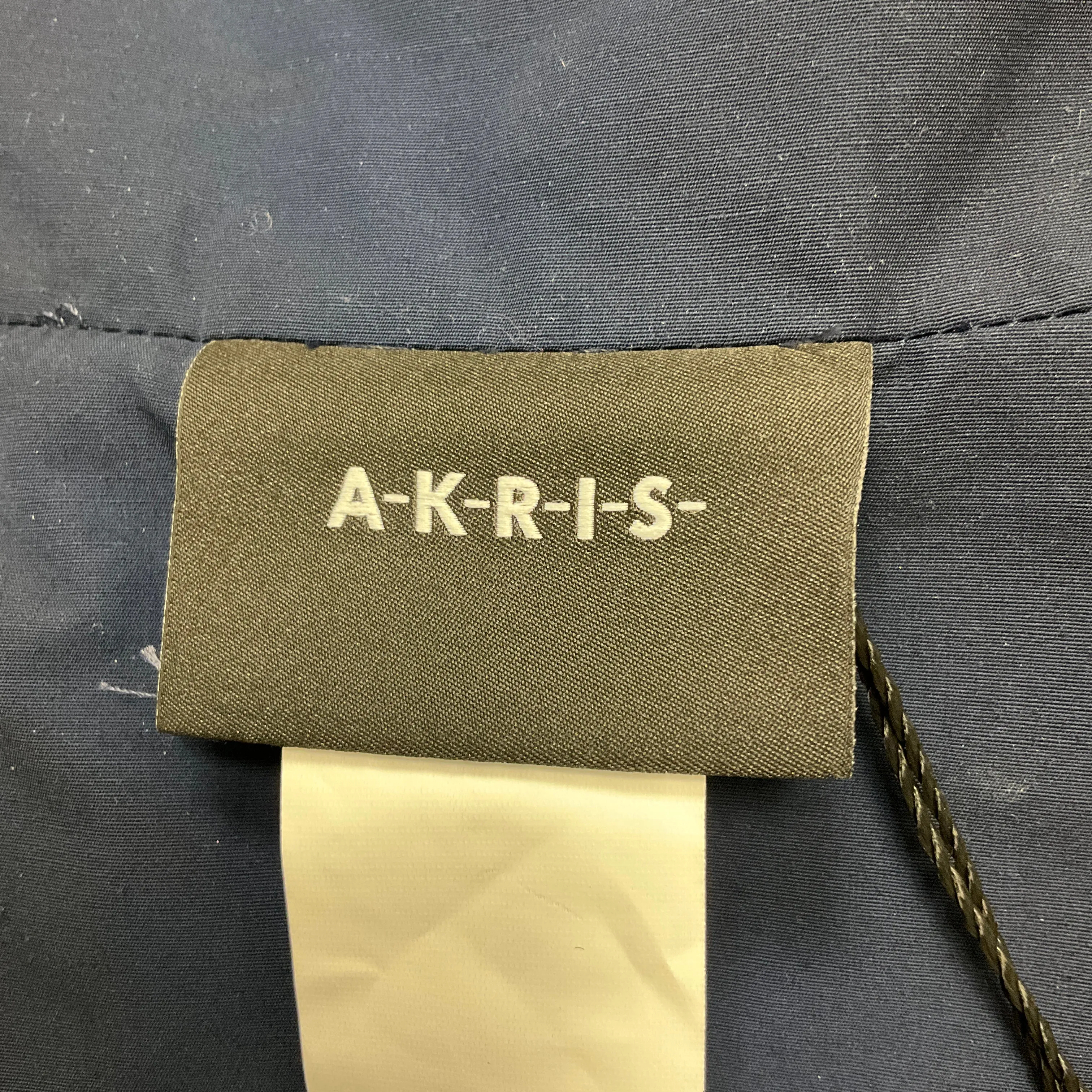 Akris Navy Blue Heidi Trench Coat