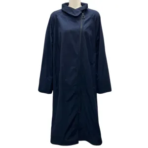 Akris Navy Blue Heidi Trench Coat