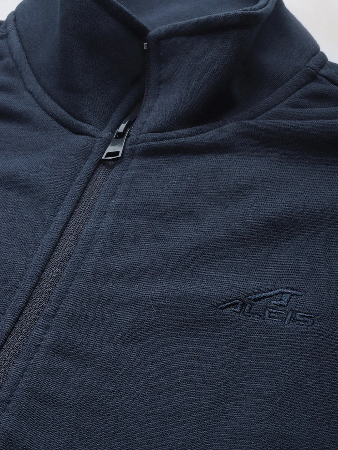 Alcis Men Solid Navy Blue Sweatshirts