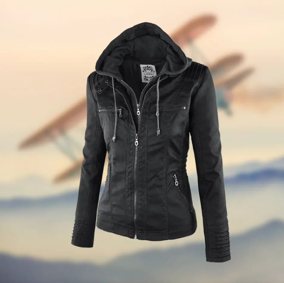 Aleena: A sophisticated leather jacket