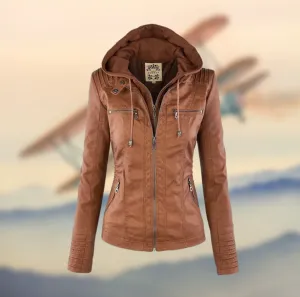 Aleena: A sophisticated leather jacket