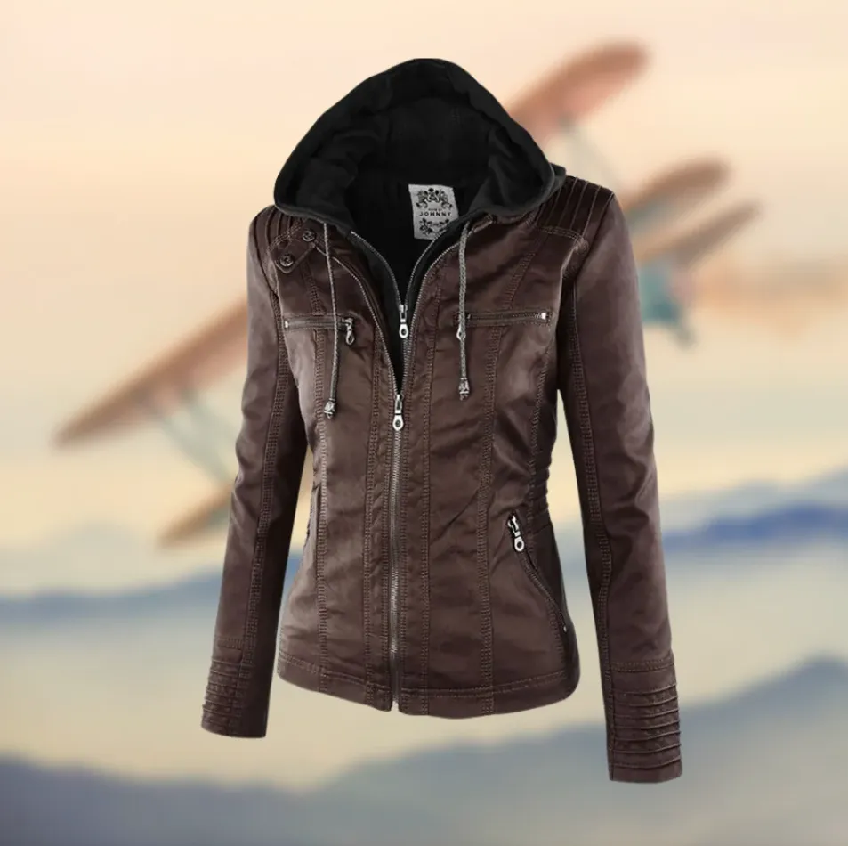Aleena: A sophisticated leather jacket