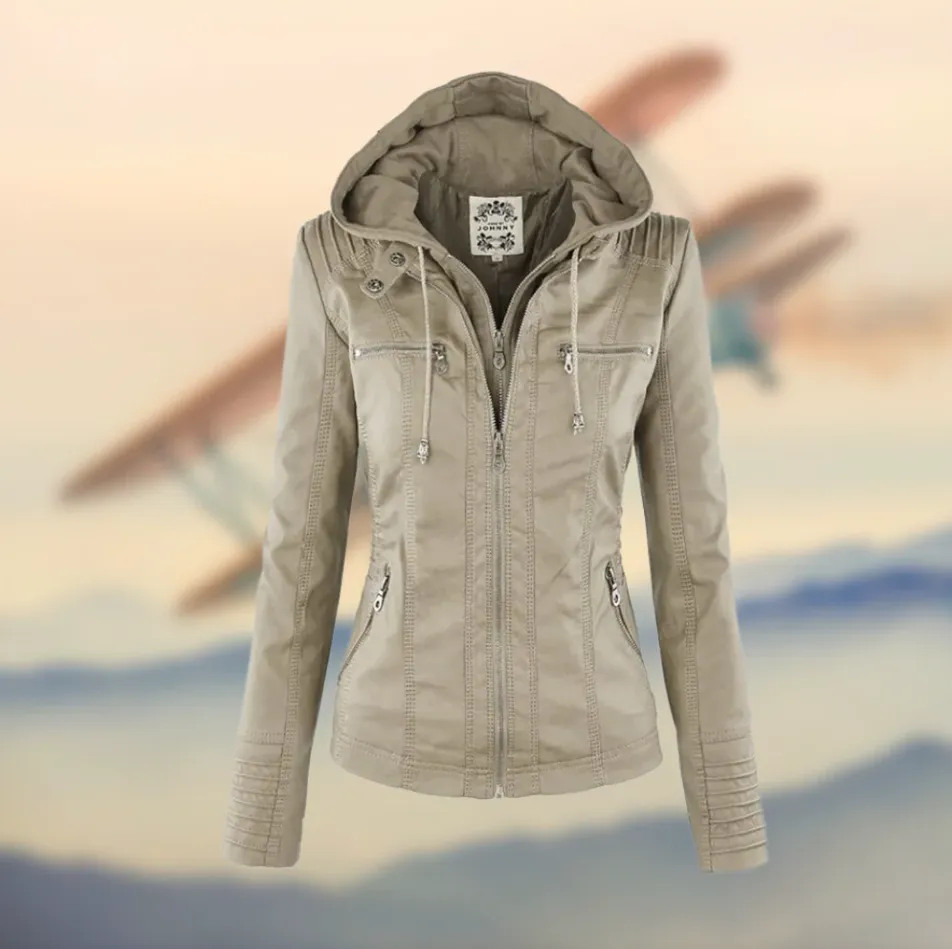 Aleena: A sophisticated leather jacket