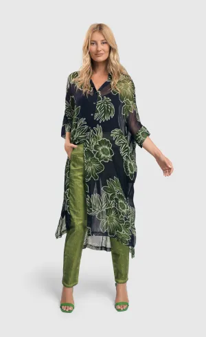 Alembika Royal/Green Floral Jacket