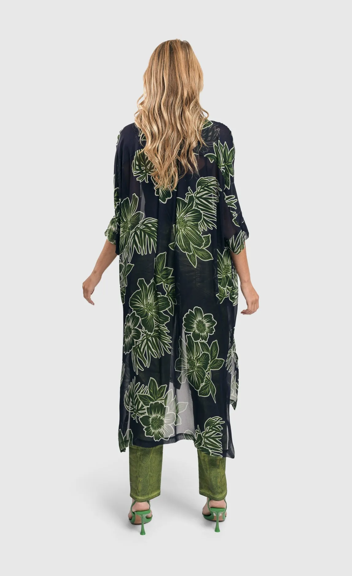 Alembika Royal/Green Floral Jacket