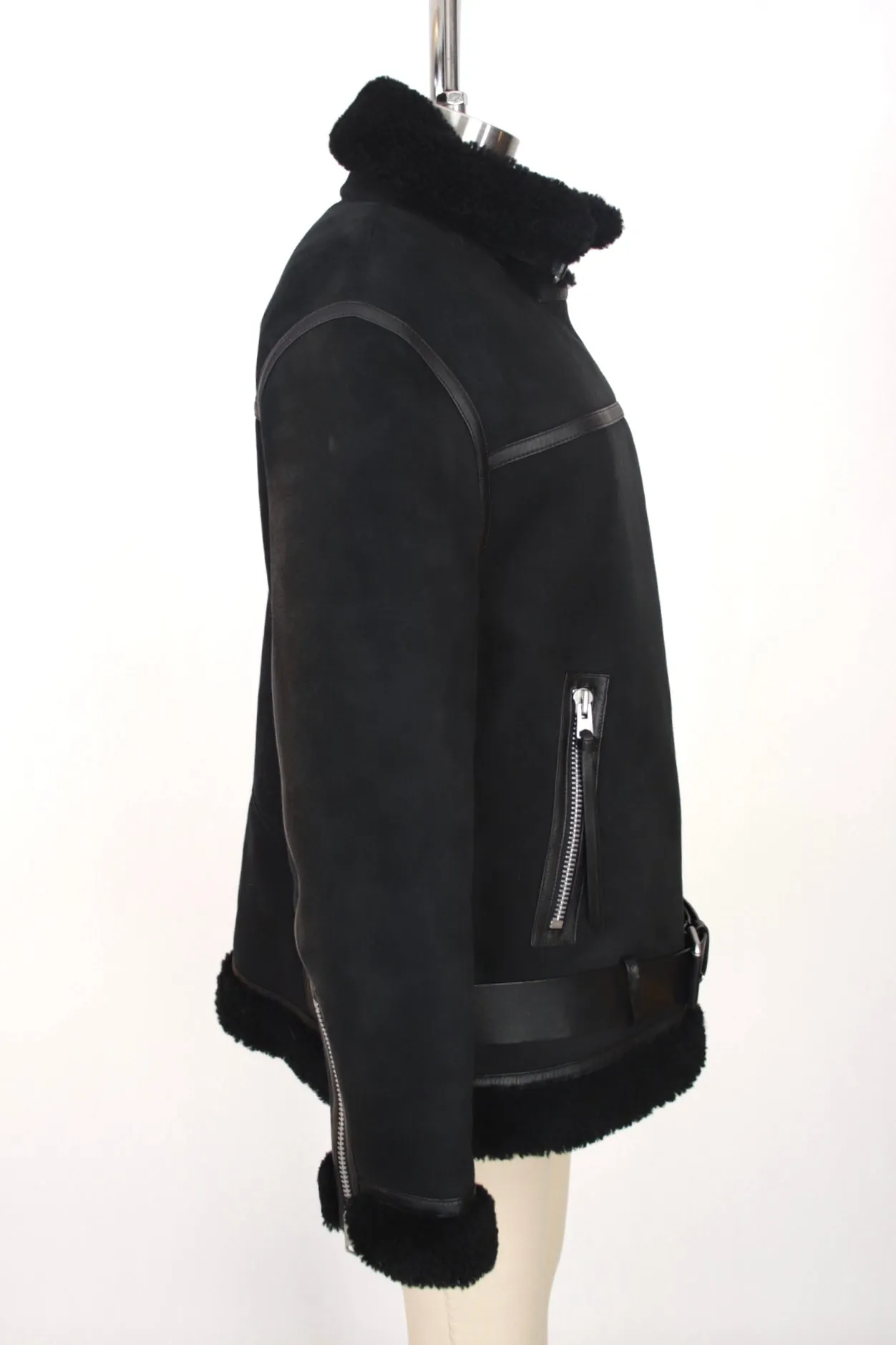 All Saints Sheepskin Shearling Jacket