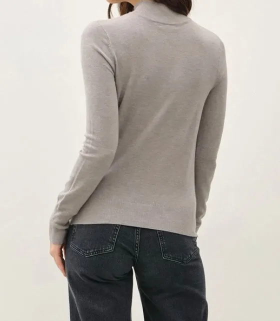 Angela Mock Crew in Heather Smoke
