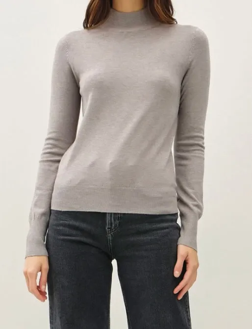 Angela Mock Crew in Heather Smoke