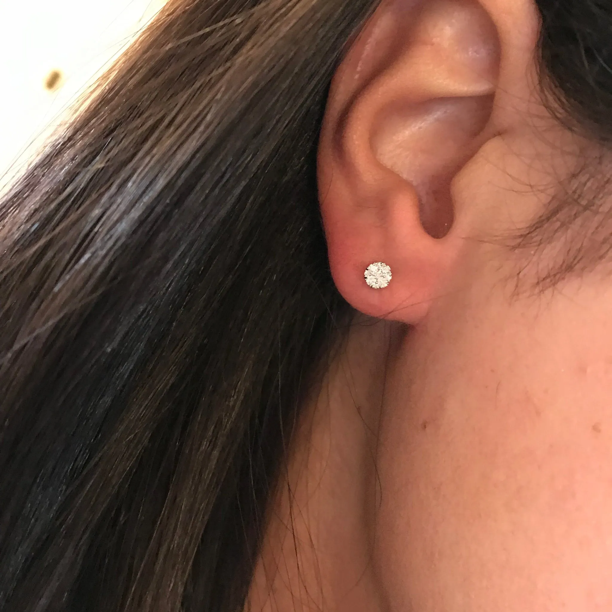 Antique Design 3 Piece Diamond Stud