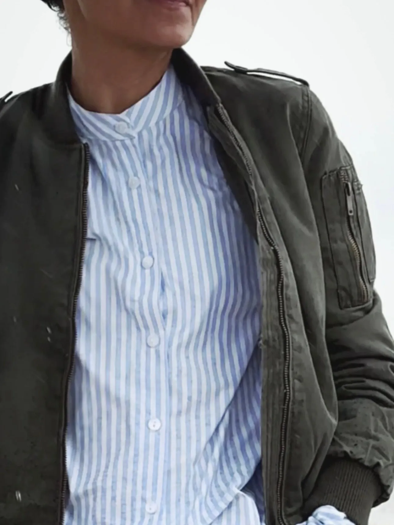 ARMY BOMBER JACKET - GREEN