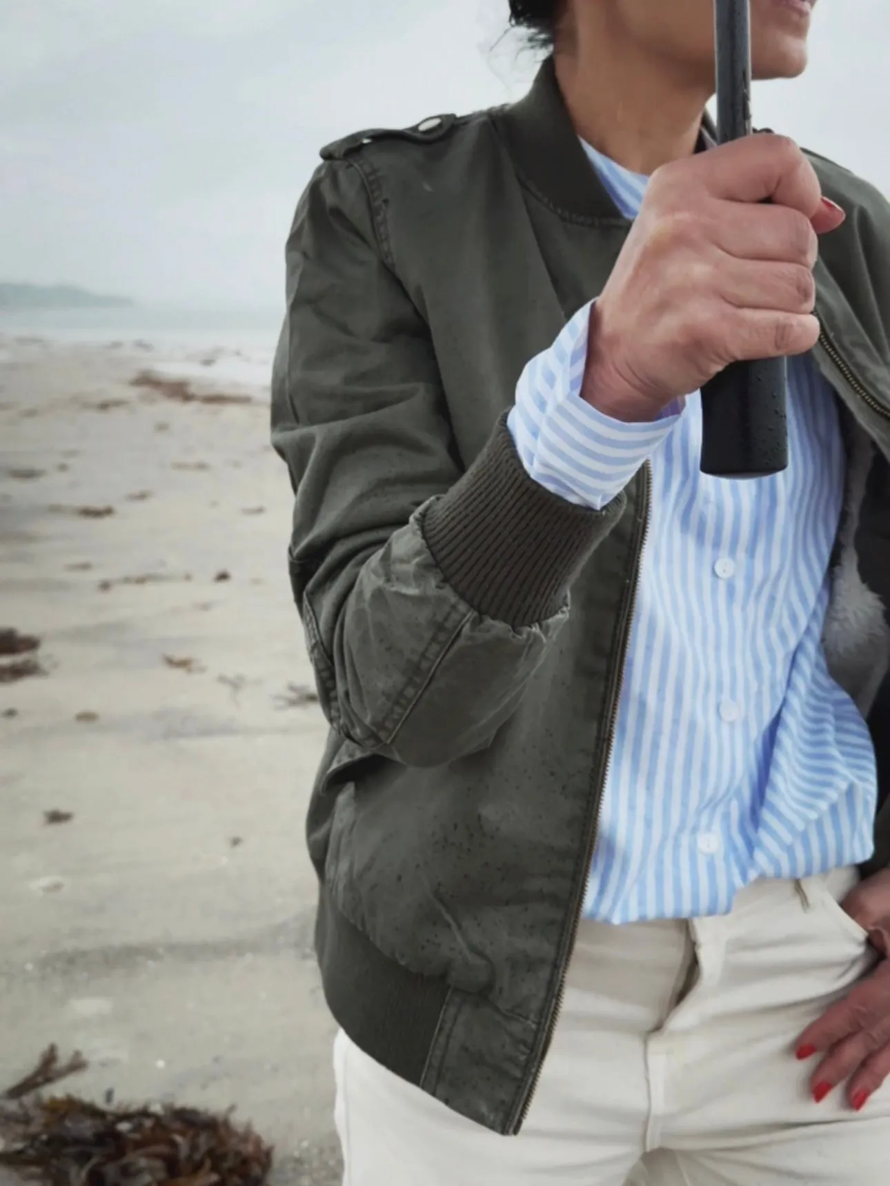 ARMY BOMBER JACKET - GREEN