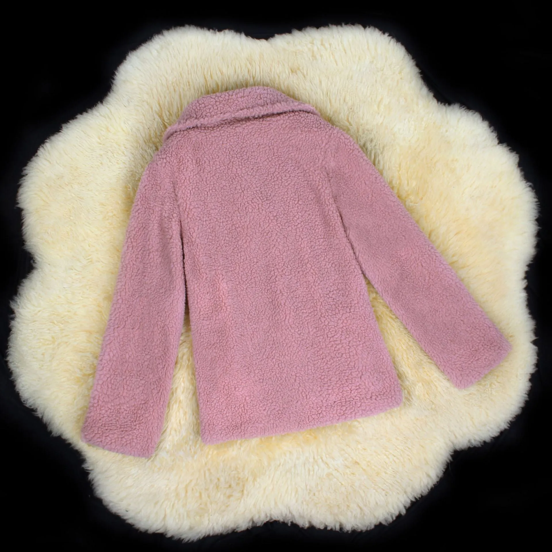 Autumn and Winter New Fur Artificial Fur Suit Collar Warm Jacket Coat