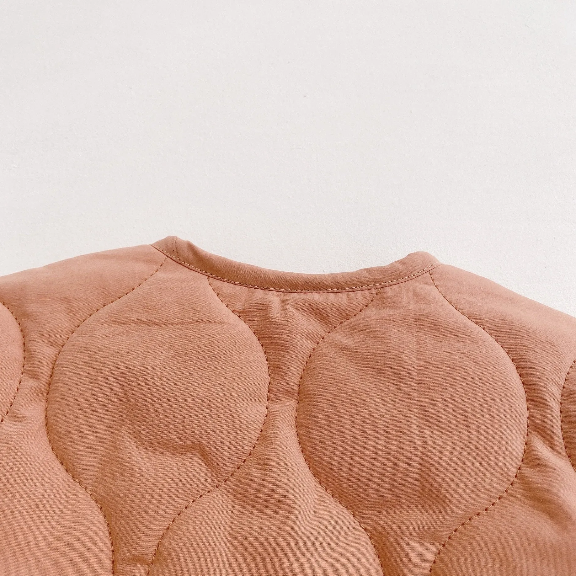 Autumn Winter Girls Coat Beige Backpack