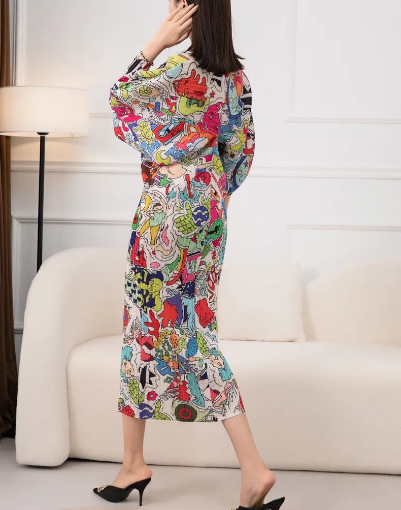 Autumn Winter Party Temperament Loose Sleeve Dress
