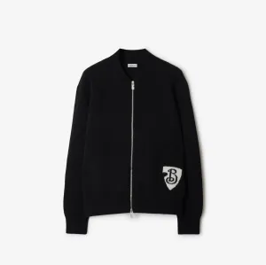 B Shield Wool Blend Bomber Jacket