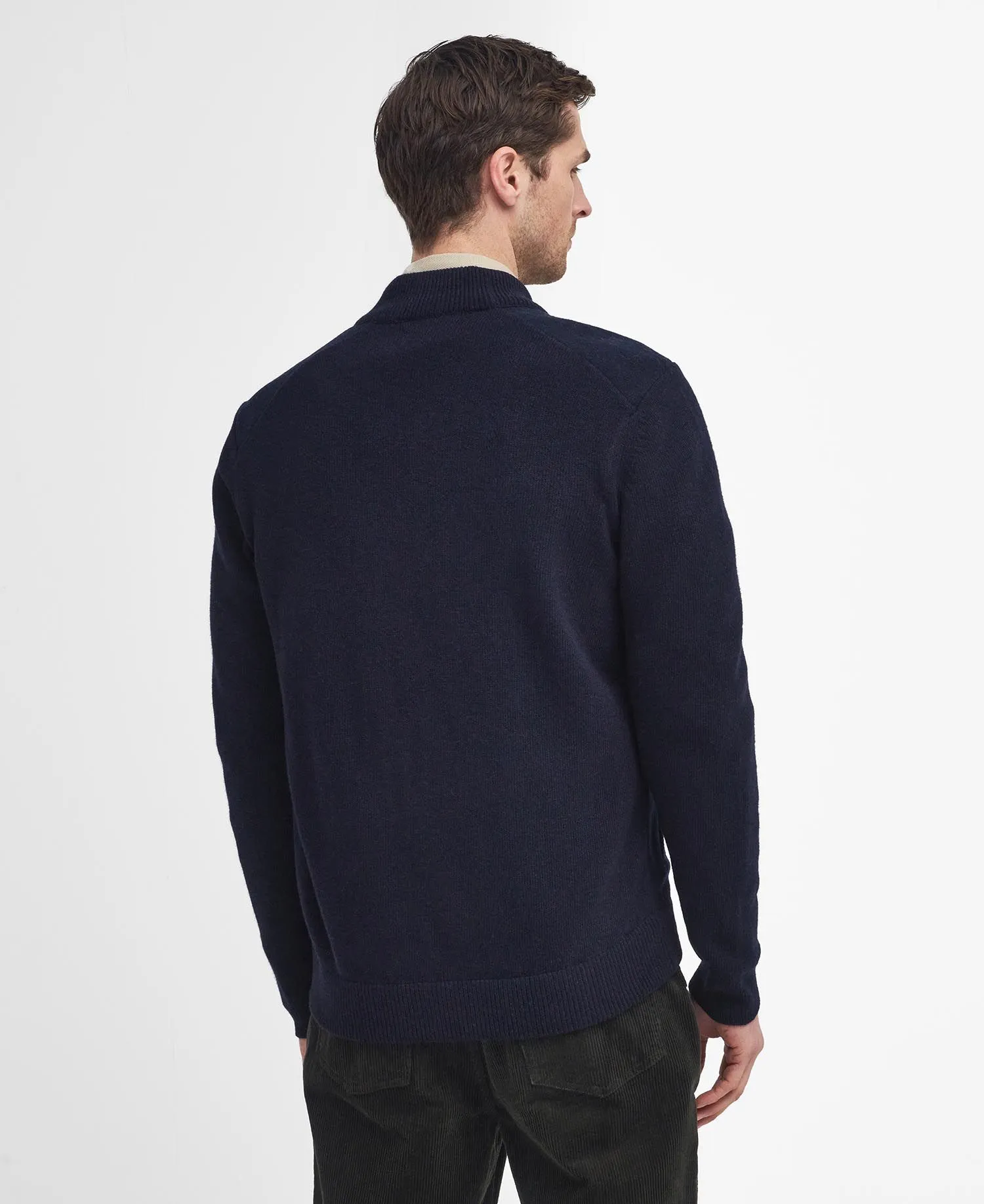 Balwen Zip-Up Jumper in Navy