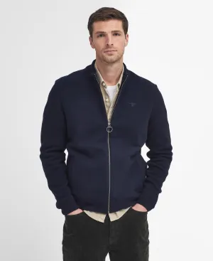 Balwen Zip-Up Jumper in Navy