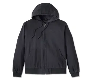 Bar & Shield Workwear Hooded Jacket - Harley Black