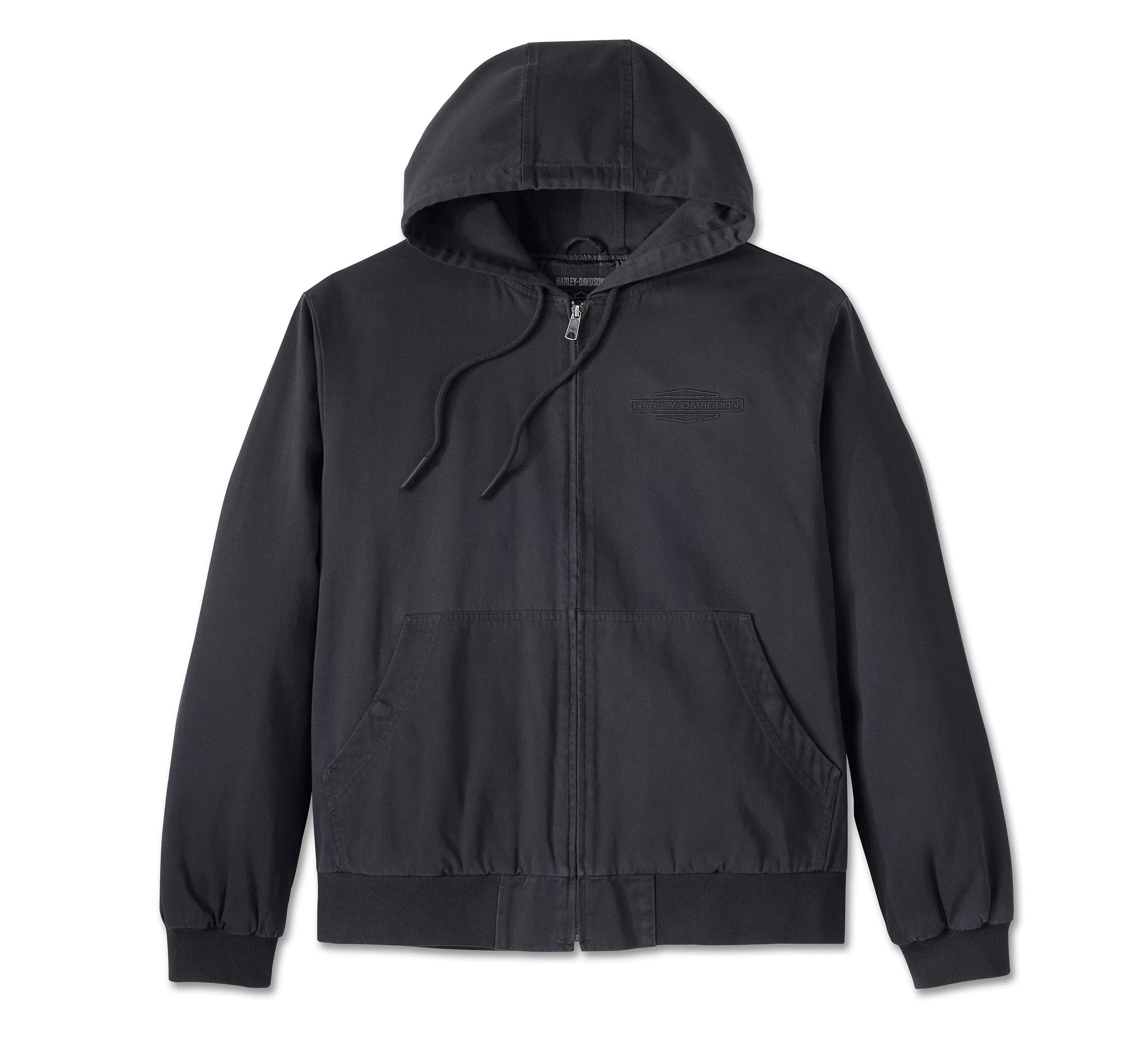 Bar & Shield Workwear Hooded Jacket - Harley Black