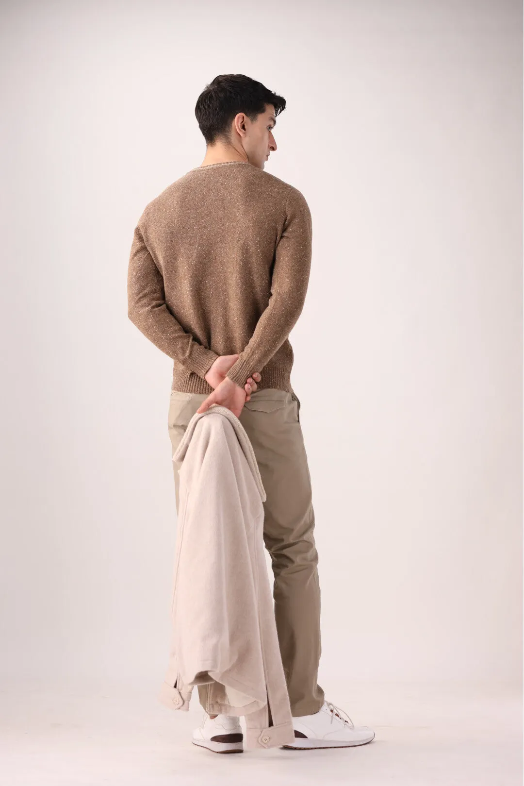 Beige Button-Up Jacket