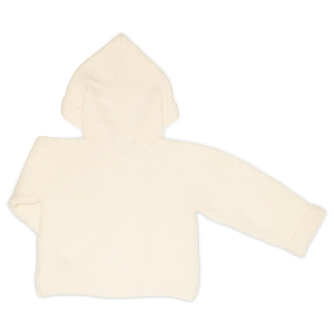 BEIGE FINISTERRE HOODED JACKET