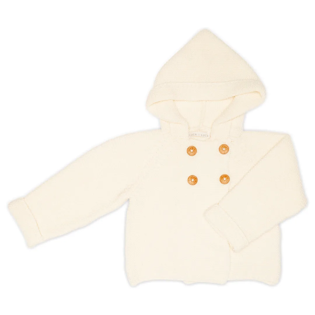 BEIGE FINISTERRE HOODED JACKET