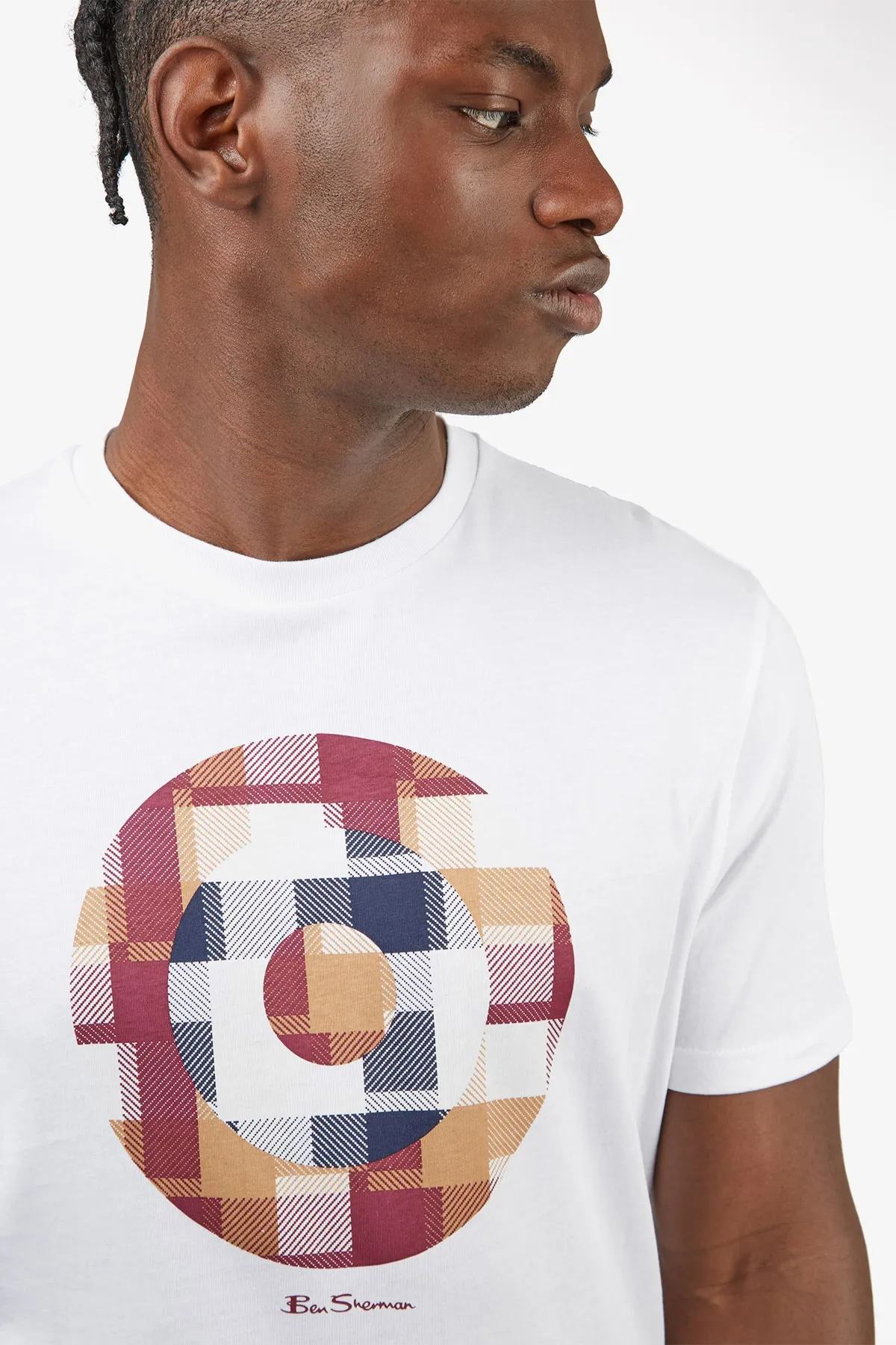 Ben Sherman | Fractured Gingham Target Tee