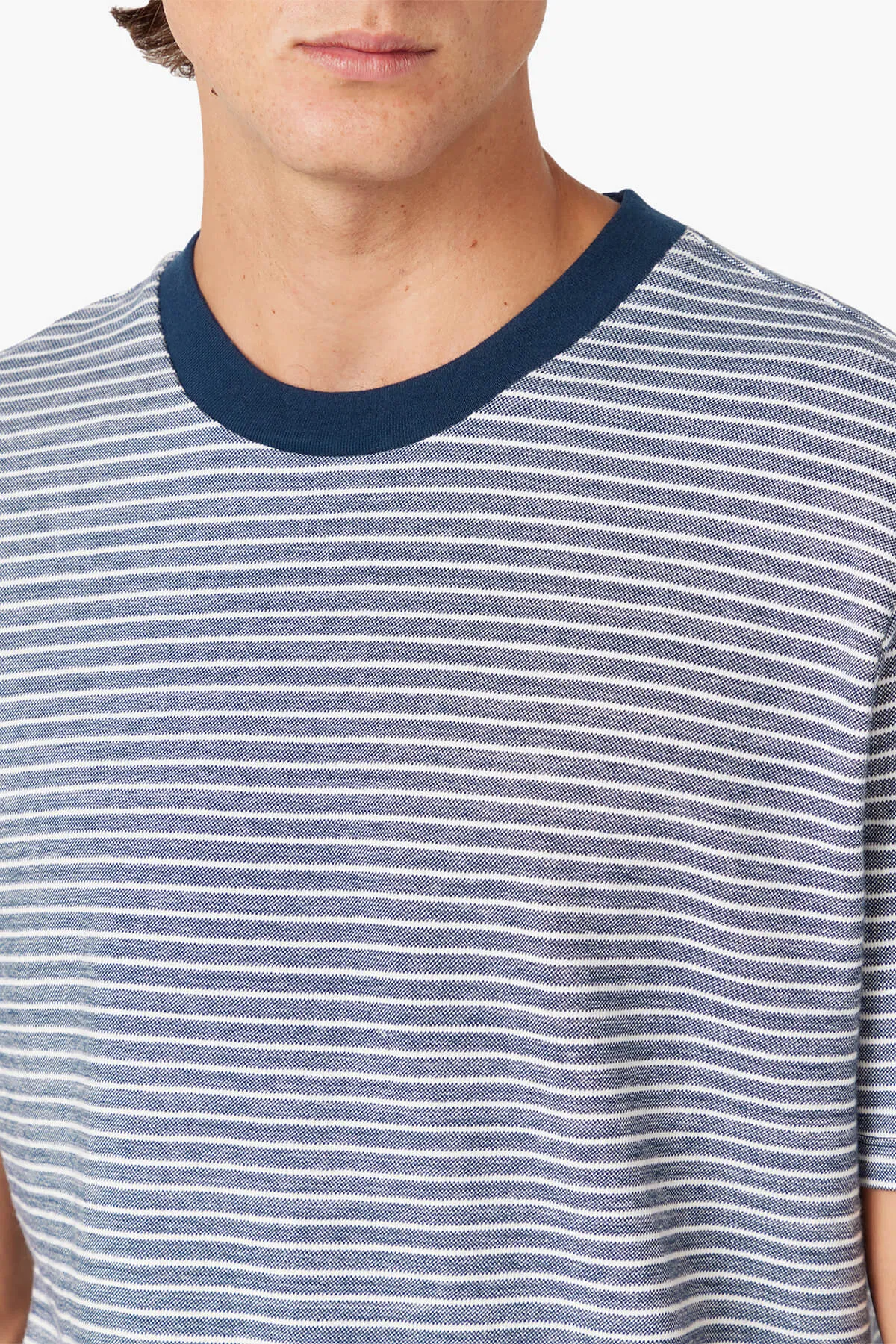 Ben Sherman | Jacquard Pique Stripe Tee
