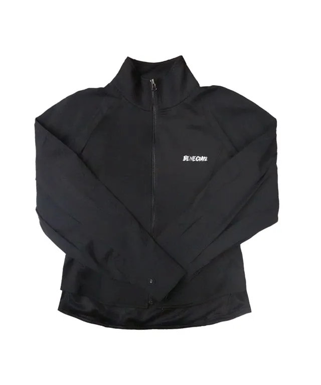 BENECIA 12 Vera Puff Zip-Up - Black