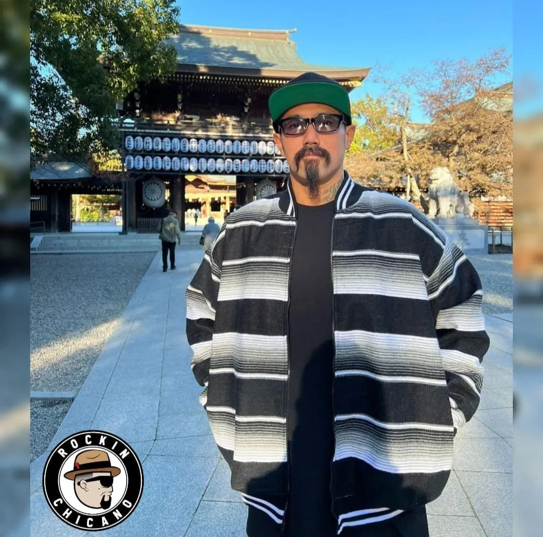 Black & Gray Sarape Jacket