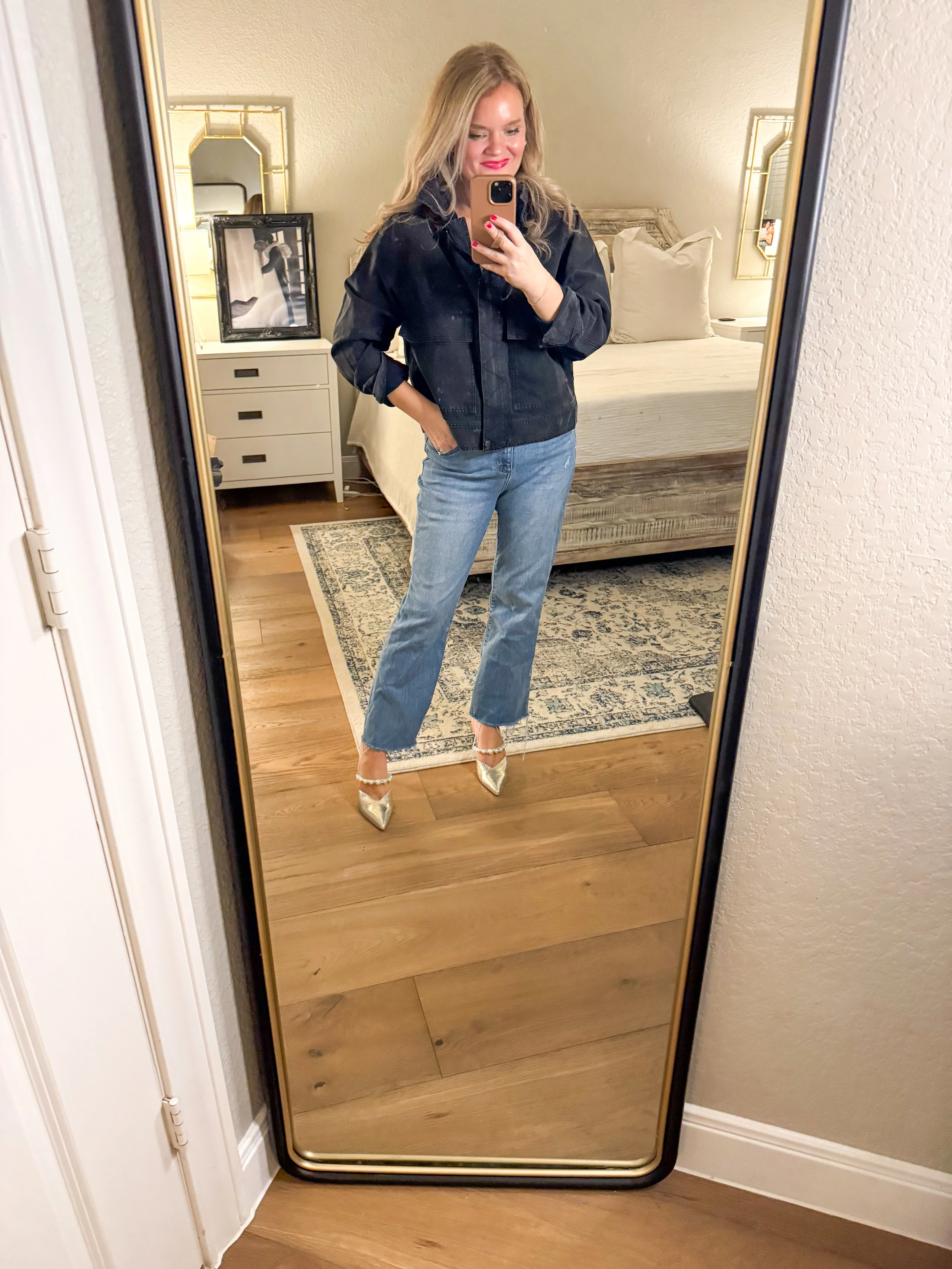 Black Denim Ivy Jacket