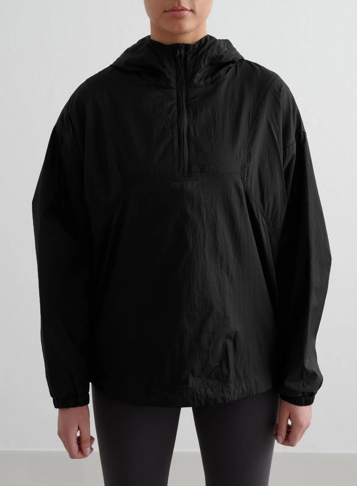Black Lightweight Anorak