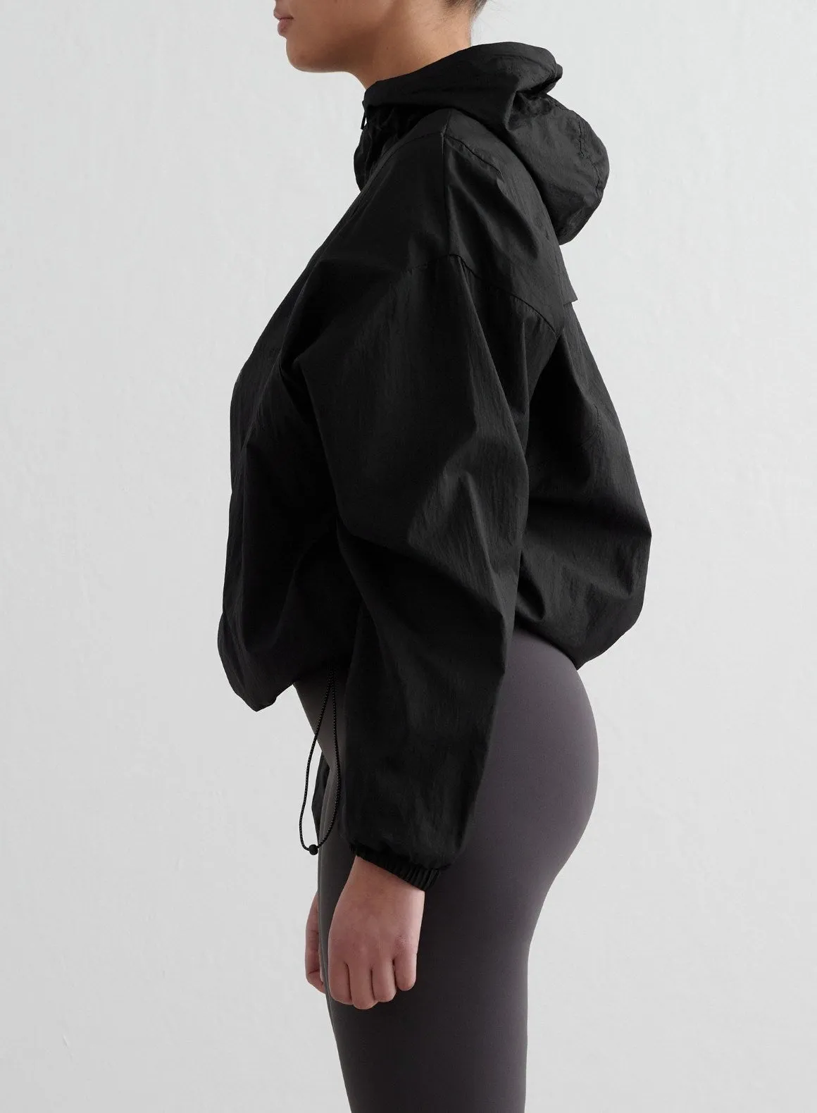 Black Lightweight Anorak