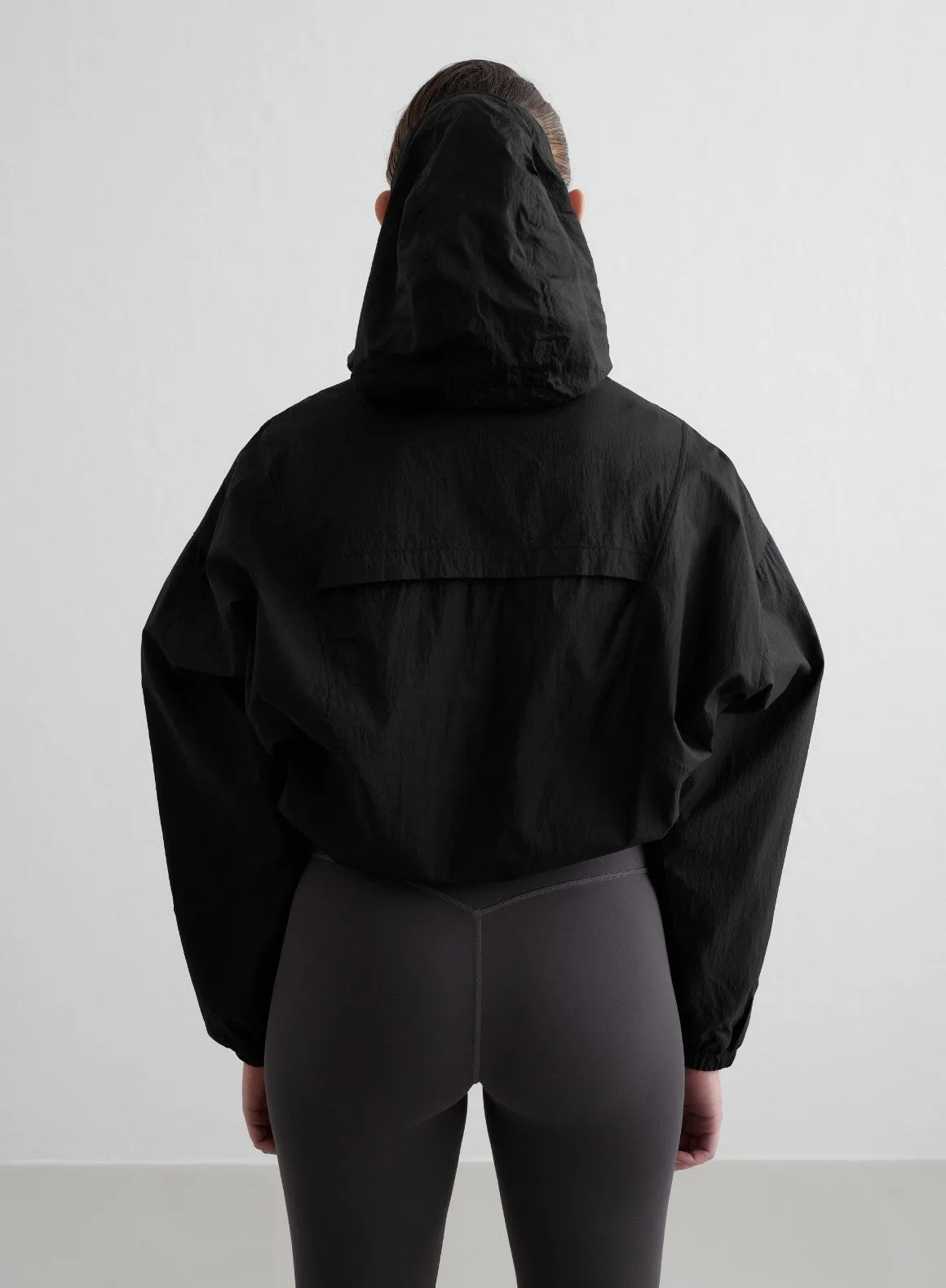 Black Lightweight Anorak