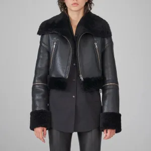 Black Shearling Jacket