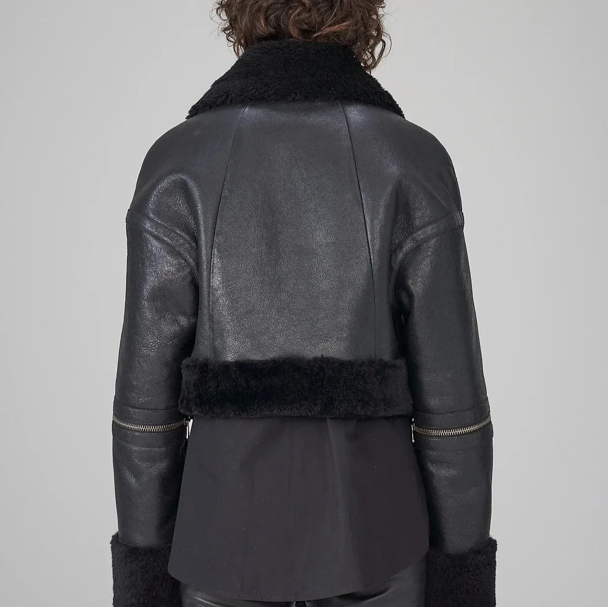 Black Shearling Jacket