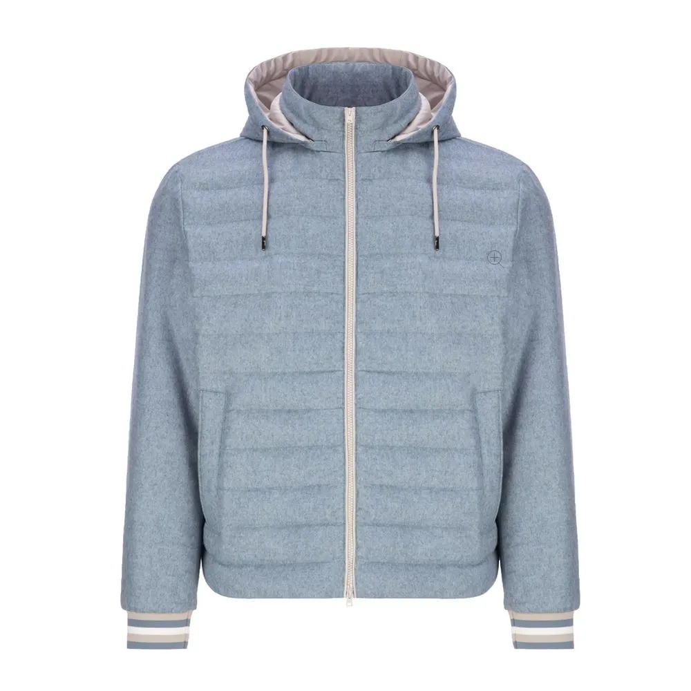 Blue Silk Jacket
