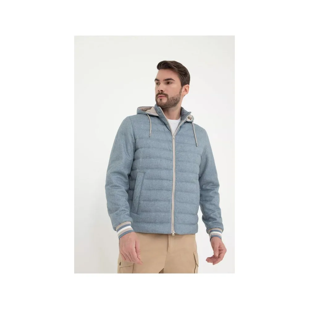 Blue Silk Jacket