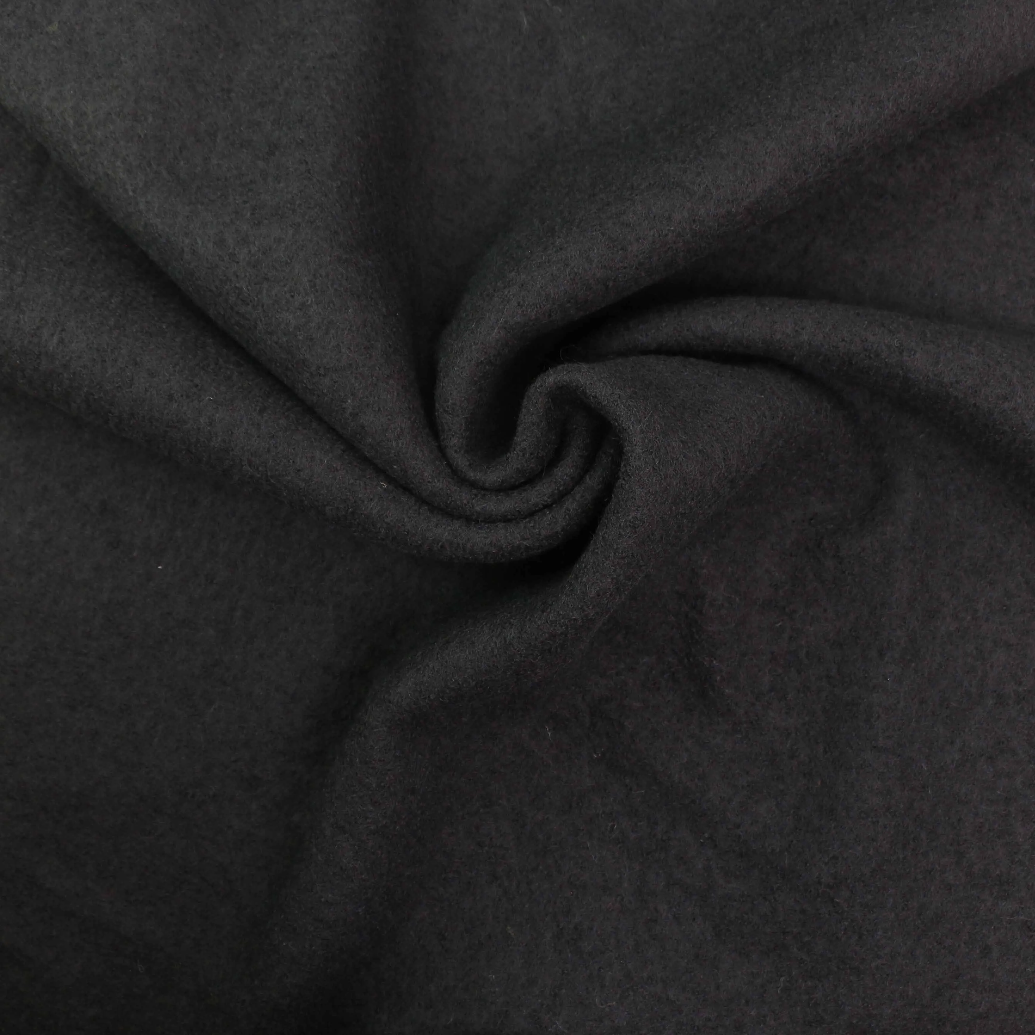 Boiled Wool Fabric - Black, navy, teal, mustard, charcoal