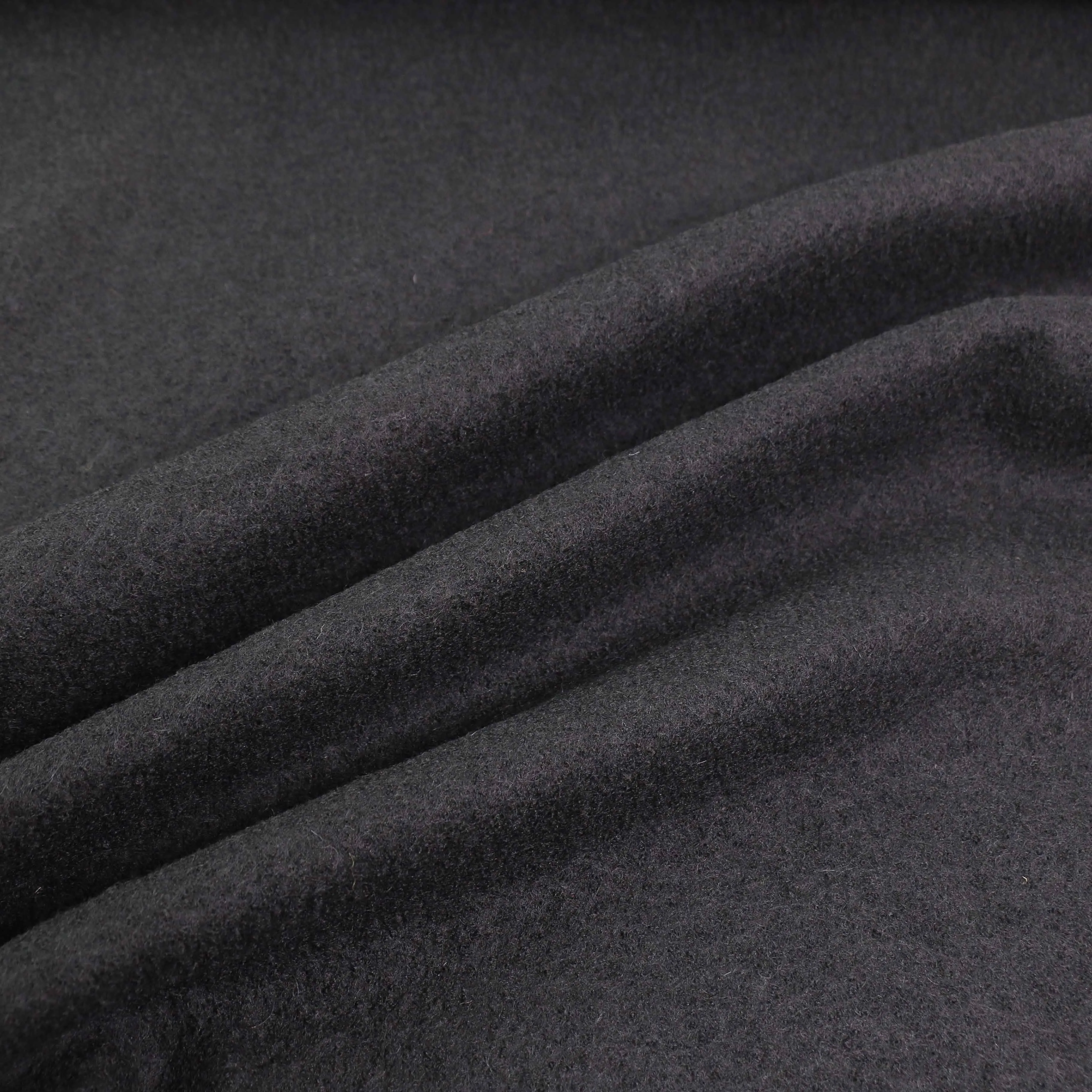 Boiled Wool Fabric - Black, navy, teal, mustard, charcoal