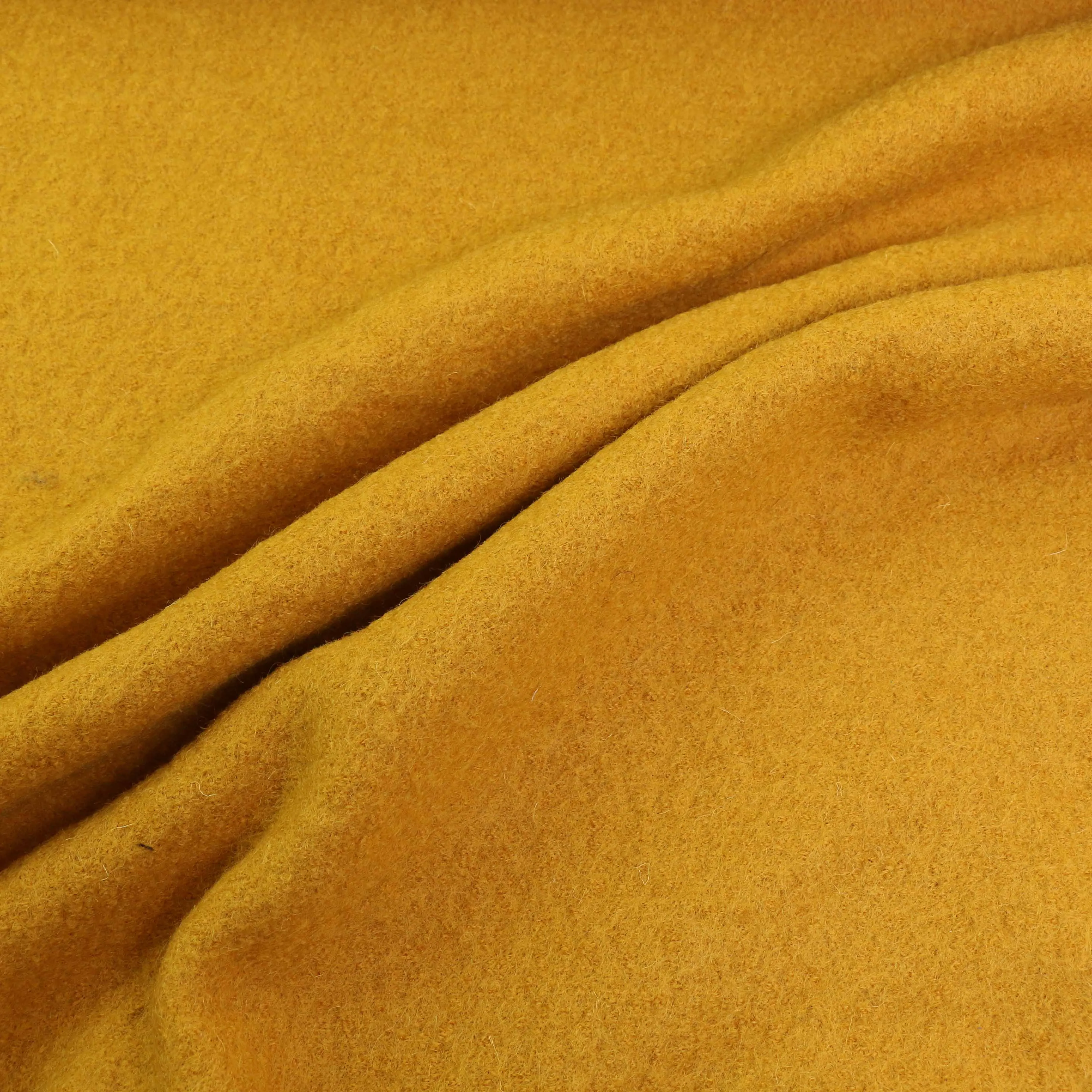 Boiled Wool Fabric - Black, navy, teal, mustard, charcoal