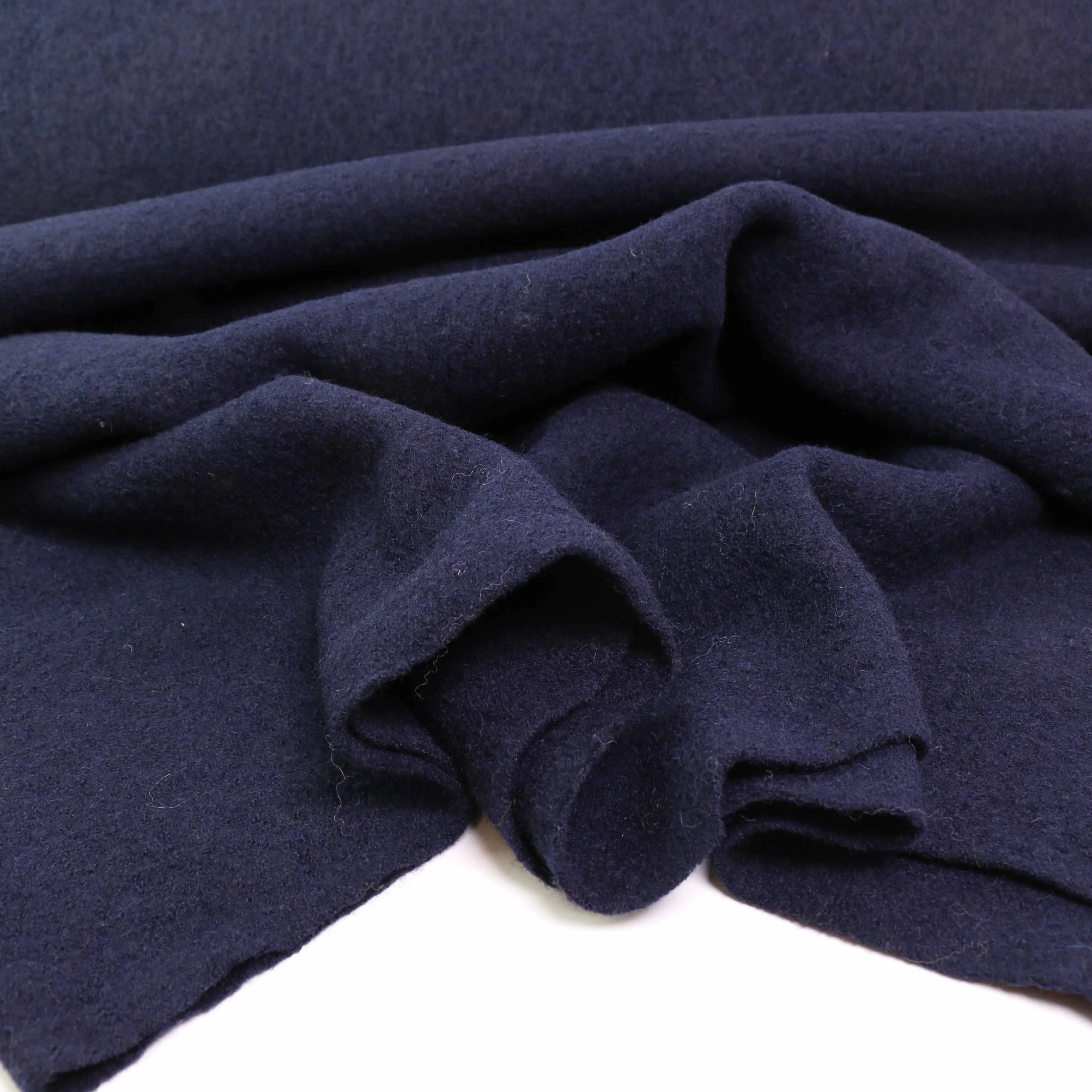 Boiled Wool Fabric - Black, navy, teal, mustard, charcoal