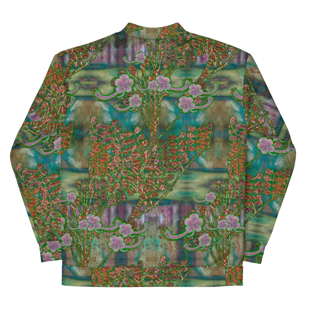 Bomber Jacket (Unisex)(WindSong Flower) RJSTH@Fabric#4 RJSTHW2022 RJS