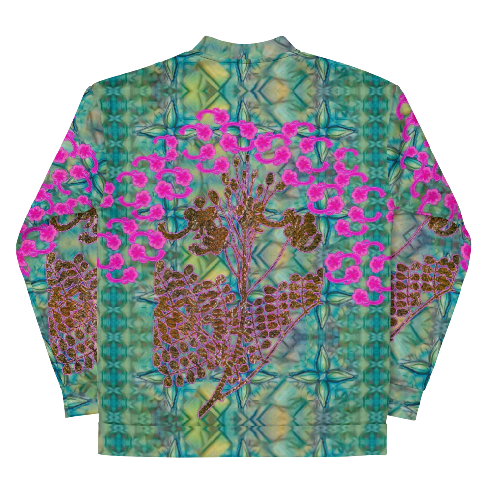 Bomber Jacket (Unisex)(WindSong Flower) RJSTH@Fabric#9 RJSTHW2022 RJS